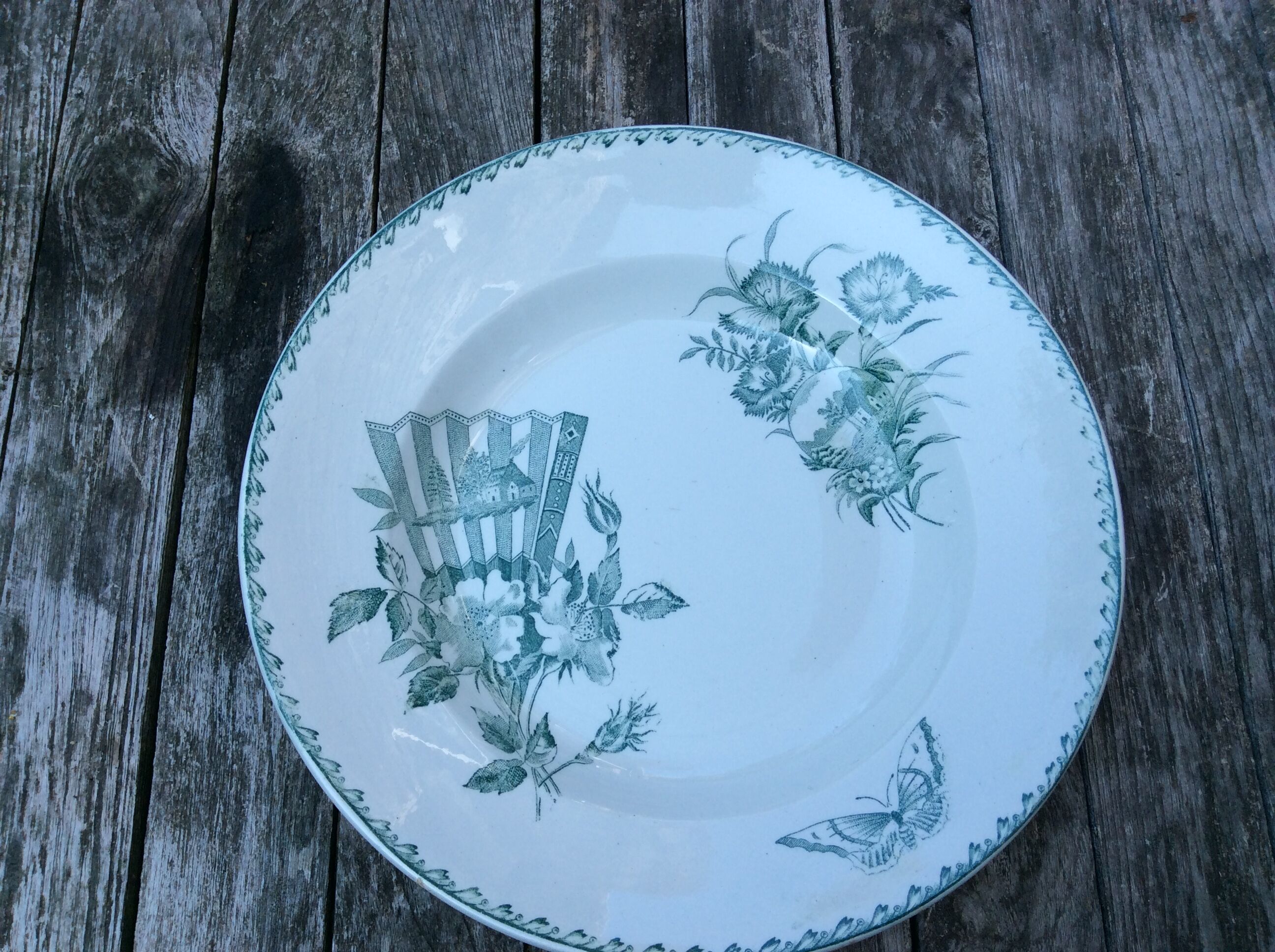 Series 6 tablespoons Plate Iron Earth
