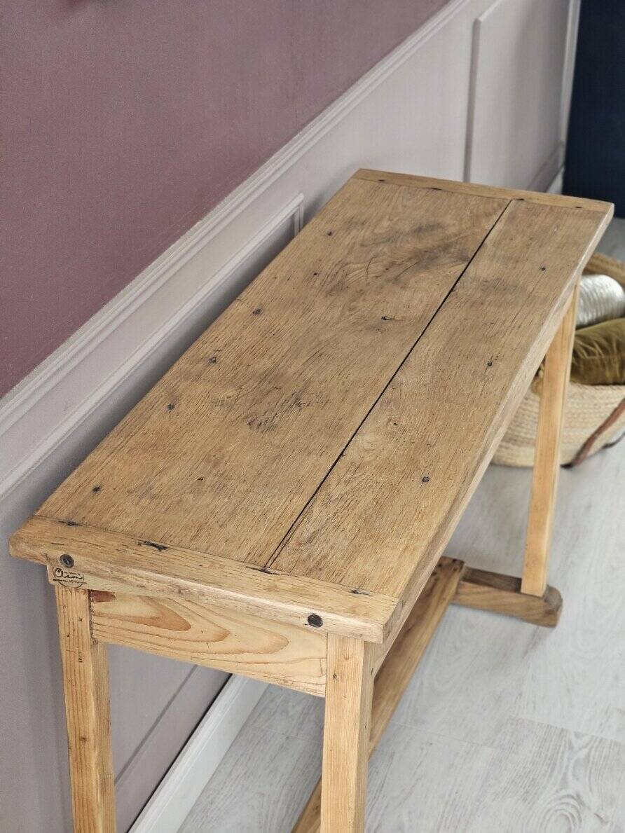 Console bois massif vintage | Flore