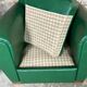 Armchairs (the pair) vintage 1950 in dark green skaï