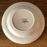 Set of 8 hollow plates in earthenware