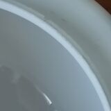 white opaline demi-globe