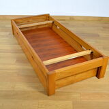 Pierre Chapo bed in elm 1970-1980