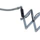 Grey Industrial Scissor Wall Lamp from Elektroinstala, 1960s