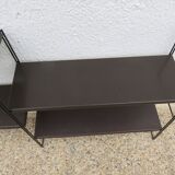 Modular wall string shelf in metal 50s 60s