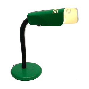 lampe de table désigne Targetti Italie vers les années 1970 couleur verte dimension : H-38cm- D-18cm