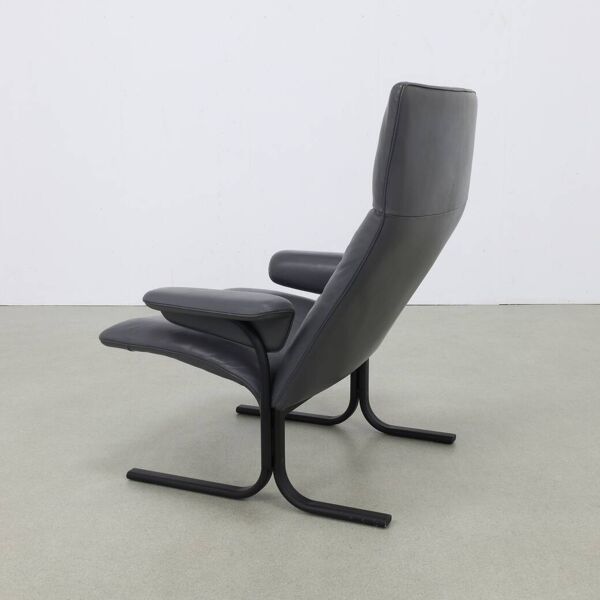Fauteuil lounge vintage en cuir DS 2030 De Sede, années 1980