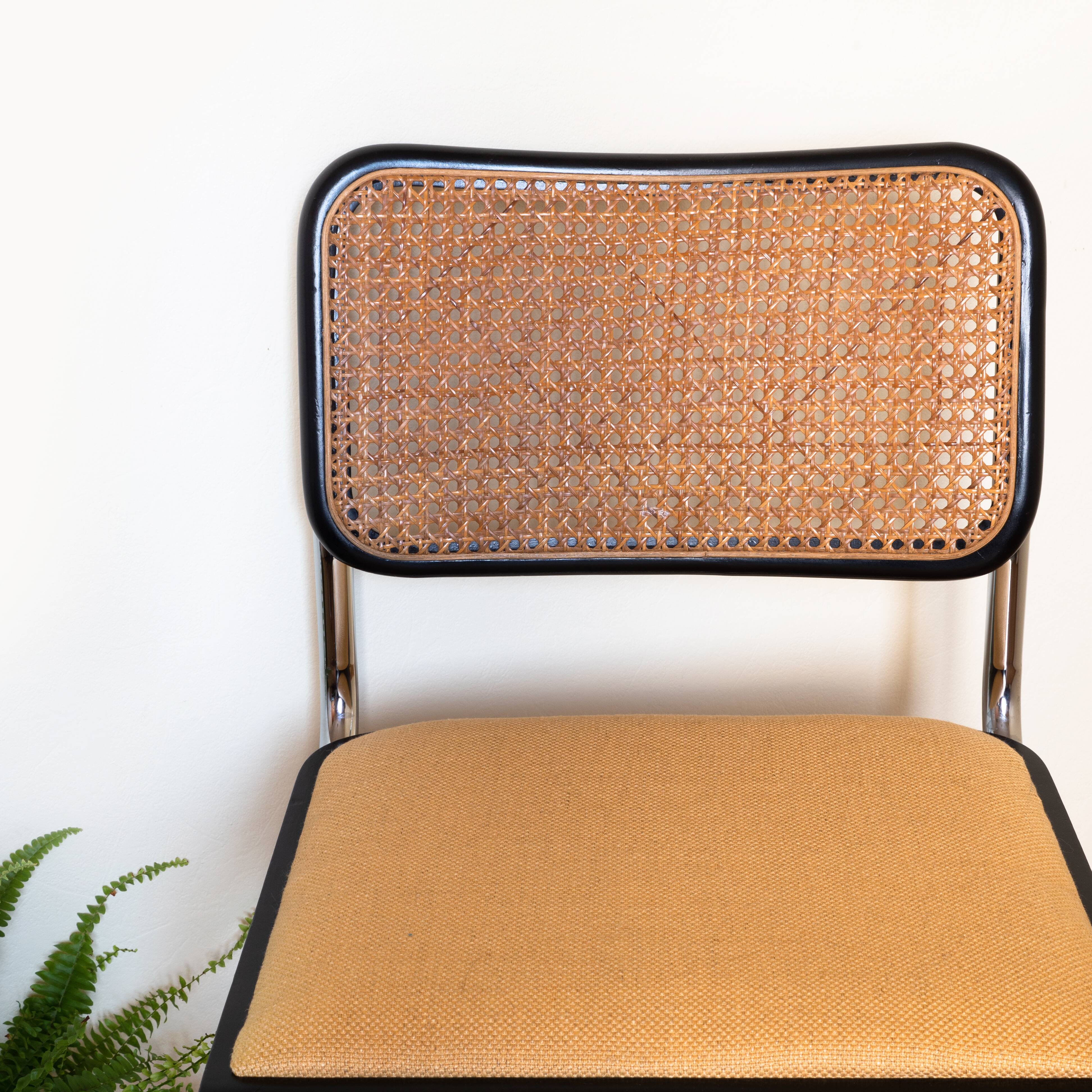 Chair Marcel Breuer Cesca B32 yellow