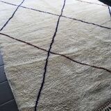 Tapis berbère beni ouarain handmade 200X145cm
