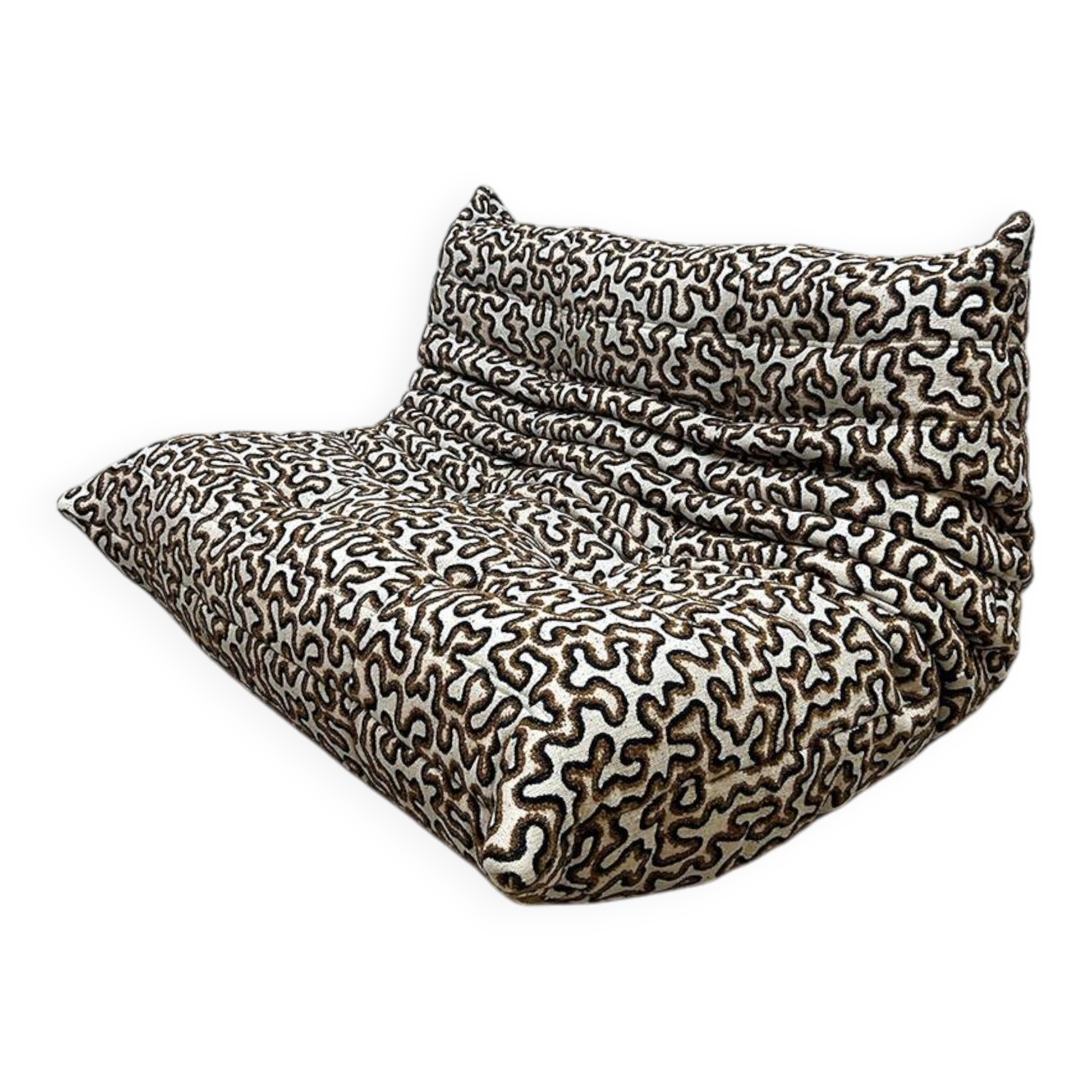 Vintage design two seater Togo lounge sofa Ligne Roset 'Duo-tone'