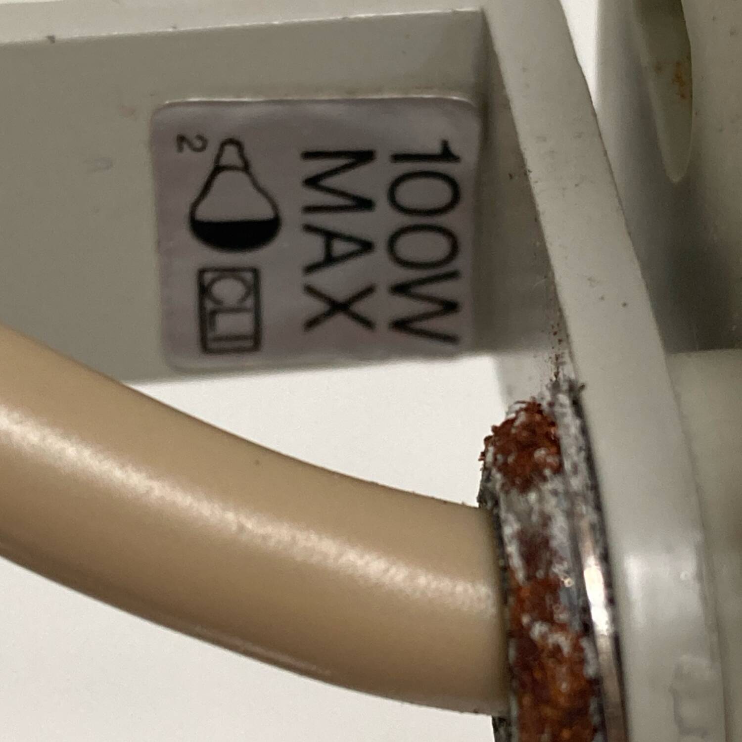 German aluminum wall light CONCORD LIGHTNING MURALE 70’S