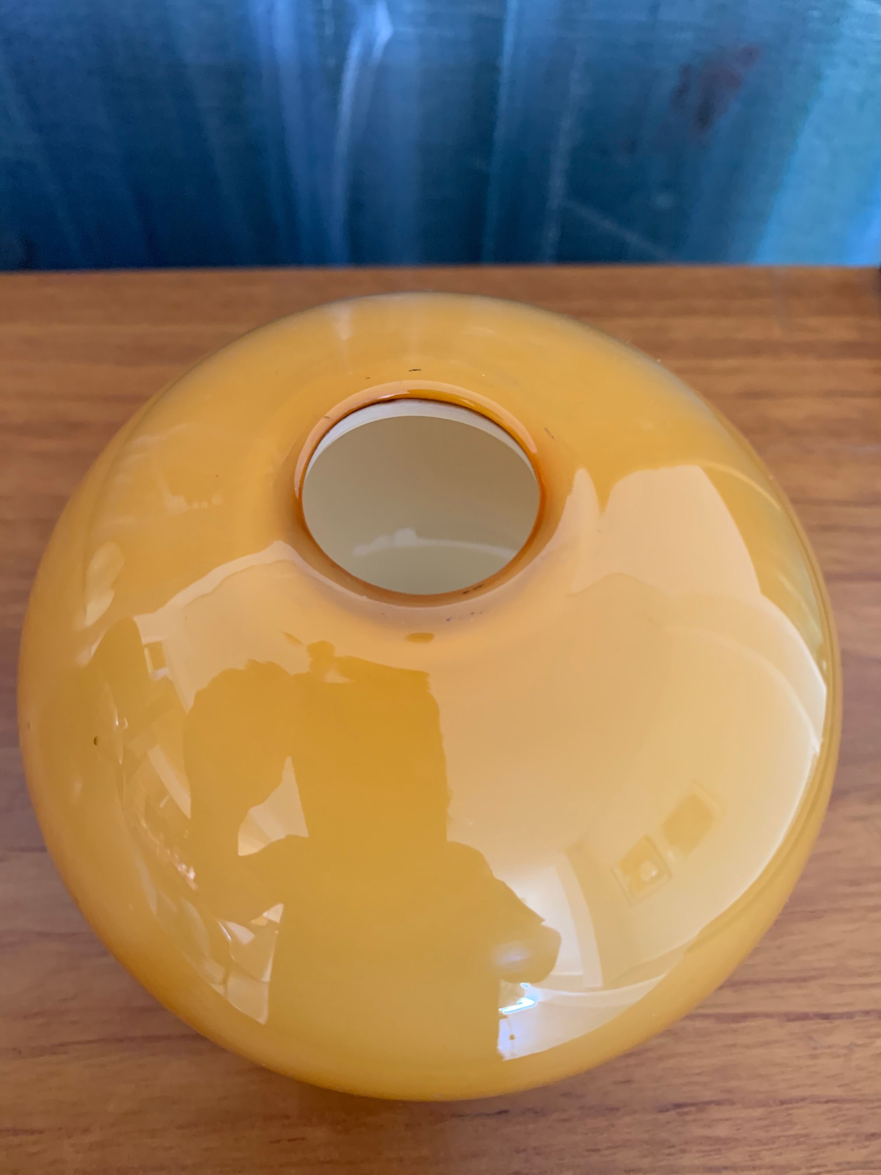 Vintage Murano glass ball vase