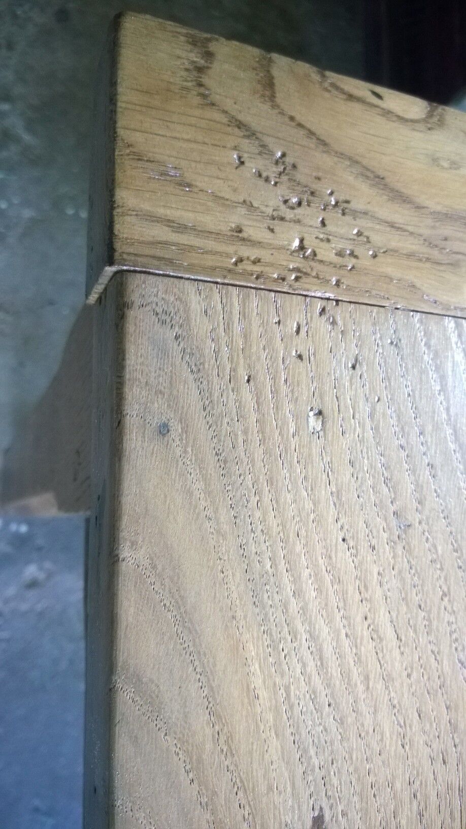 Solid oak farm table 1930