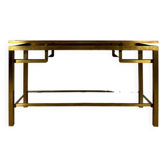 Vintage golden console designed by Guy Lefèvre 1970s