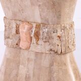 Postmodern Cream Console Table - Italian Elegance with Regency Charm