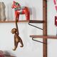 Modular shelving from the 1960s — Danish teak veneer wall system