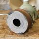 Stoneware lamp by Jean-Claude Séguin - Stoneware from Puisaye