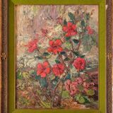 <hibiscus rosa-sinensis>,carlo aimetti (bisuschio, 1901-1980)