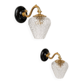 Vintage baroque wall lights