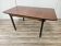 Table à manger extensible en noyer, années 70