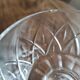 Set of 10 vintage champagne glasses in molded glass