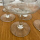 Set 6 coupes champagne gravées Louis XVI