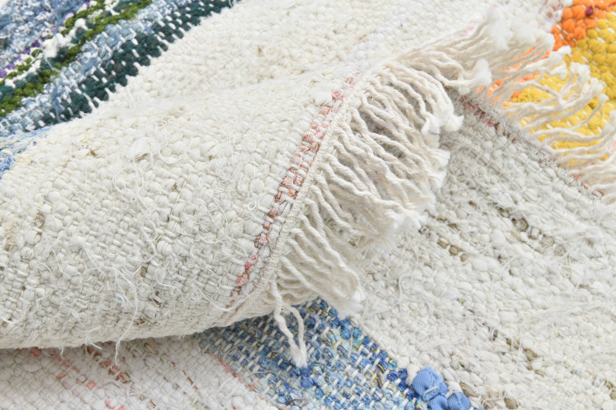 5x8 Contemporary Handmade Vintage Kilim Rug, 149x238Cm