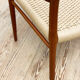 Mid century teak armrest chair by Niels O. Møller for J.L. Moller, Model 56, Denmark, 1950s