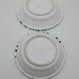 2 Gmundner green flamed decorative dishes