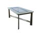 Table de salle à manger vintage Giorgetti, design italien, vert pastel