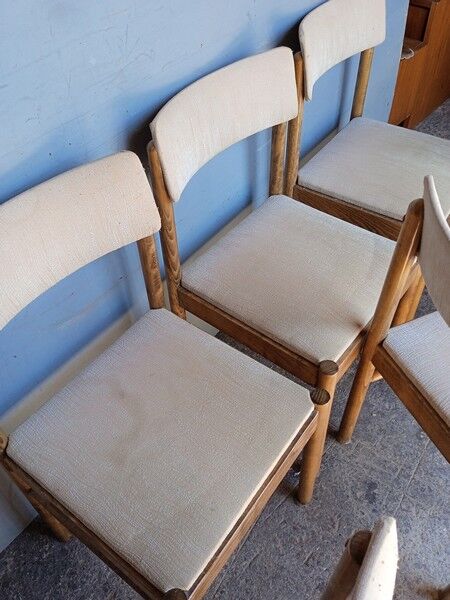Baumann 6 chair signed 1960 vintage design