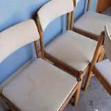 Baumann 6 chair signed 1960 vintage design
