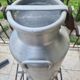 set of 2 old aluminum milk jugs