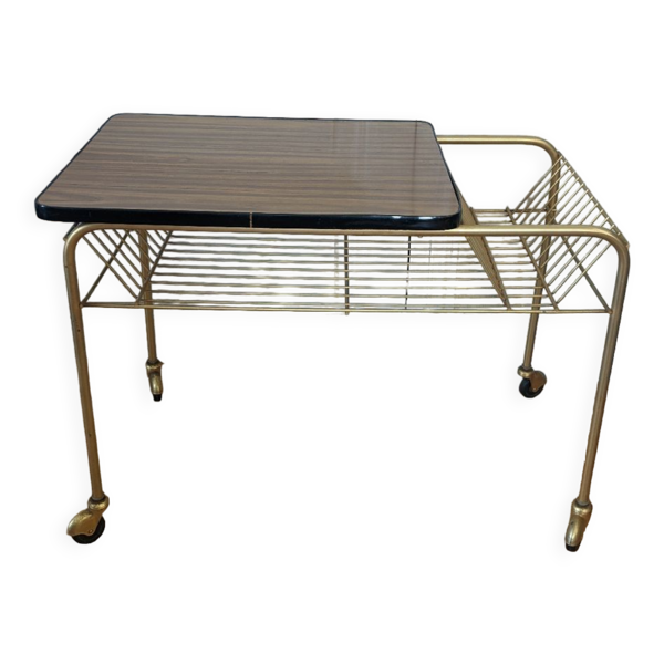 Table d'appoint range vinyles