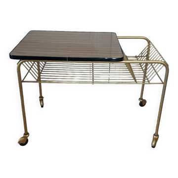 Table d'appoint range vinyles