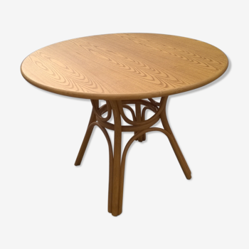 Bamboo and wood table