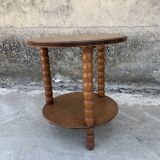 Old round side table