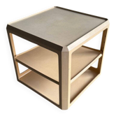 White ABS Trolley by Alberto Rosselli for Kartell — Italy 1960, Three-Tier Mobile Serving Cart