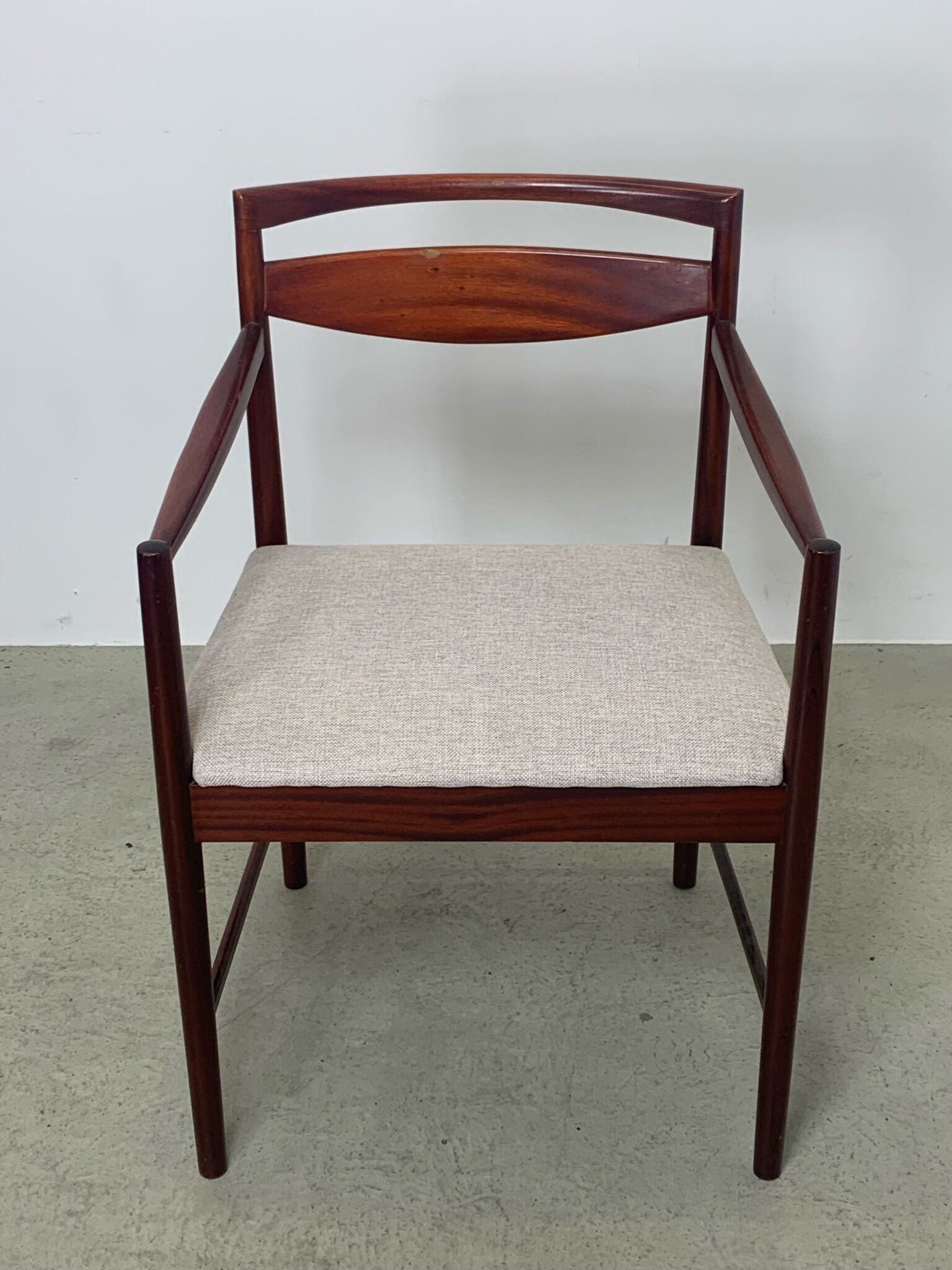 Mahogany Arm Chair by Tom Robertson 1960s