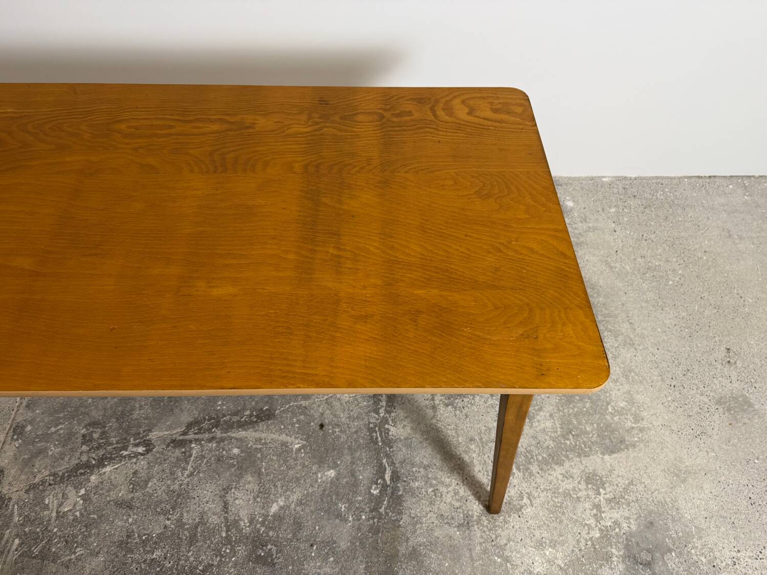 Vintage dining table – tapered legs – 1950s-1960s