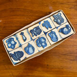 Box of 10 school stamps - fruit