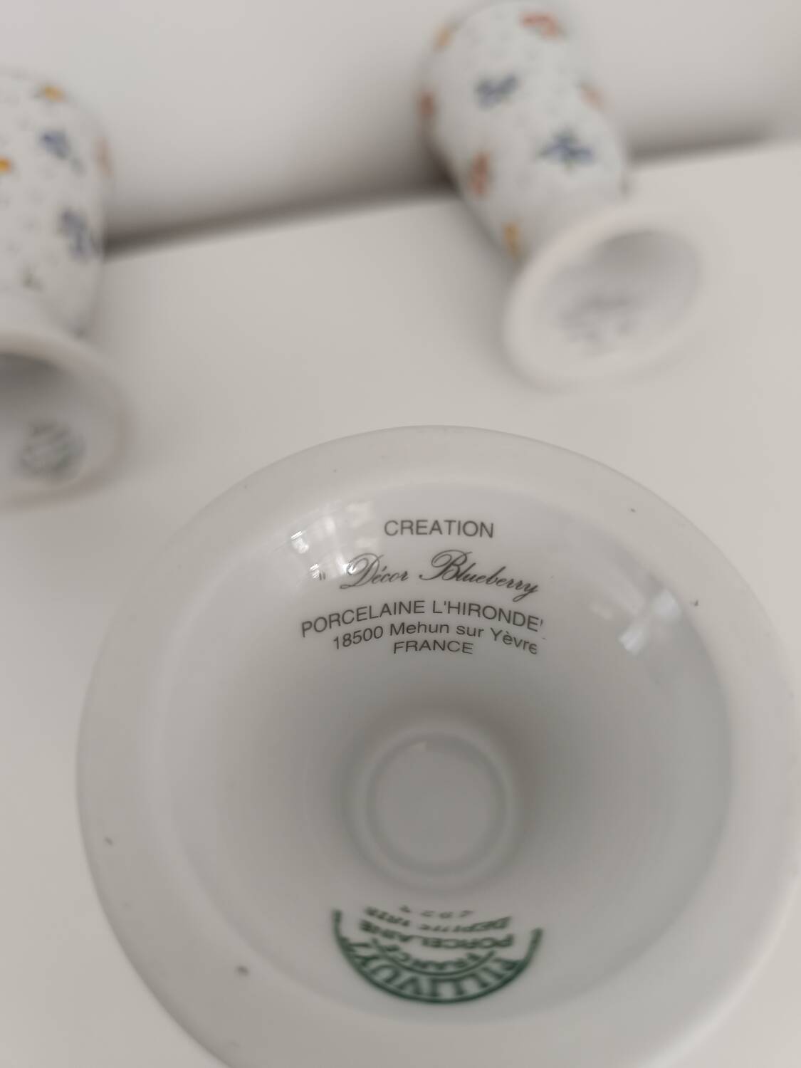 Set of 6 Mazagran porcelain mug Pillivuyt