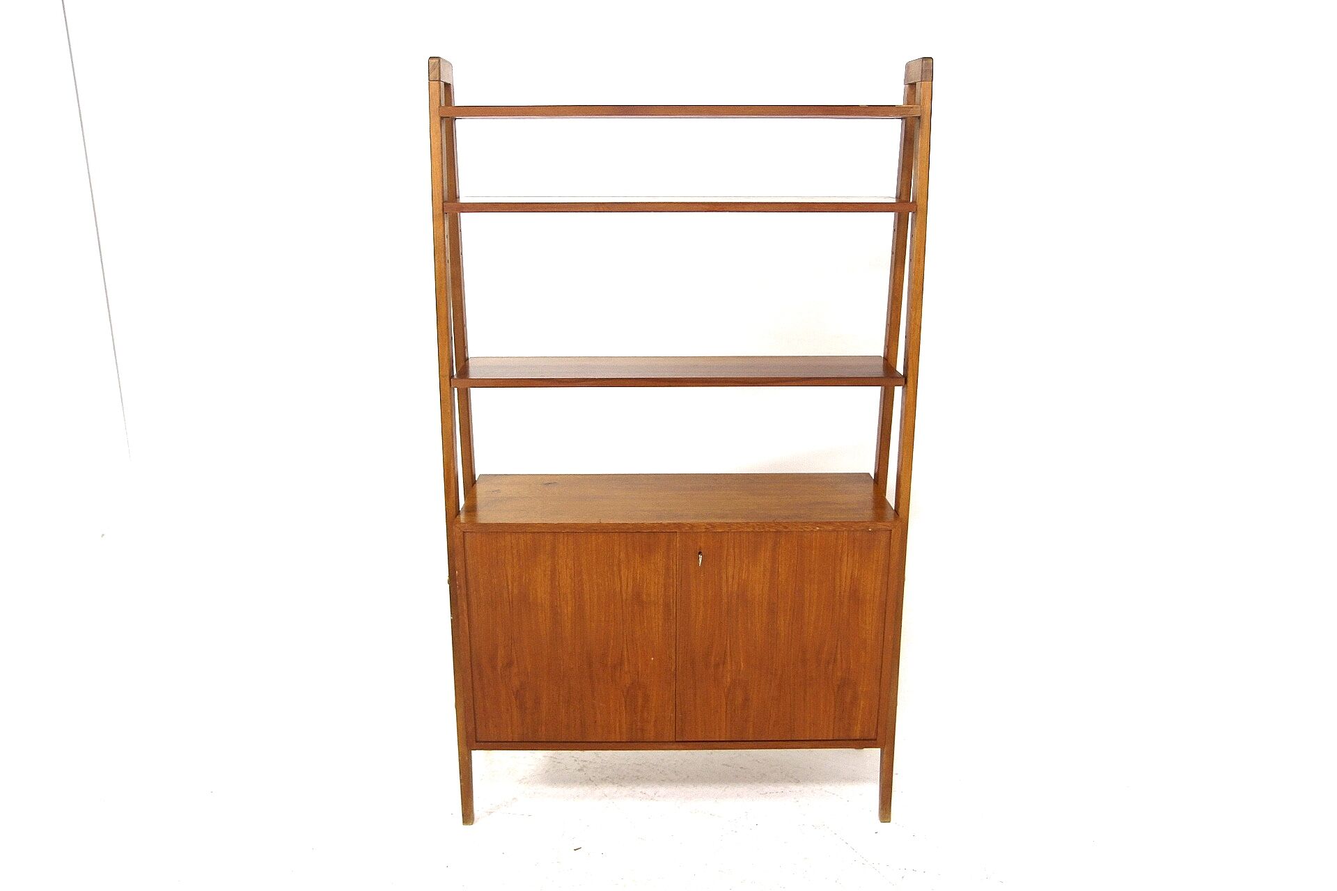 Bibliothèque scandinave  "Tema" en teck Möbel-Ikea Suède 1960