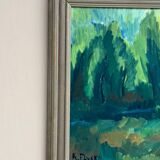 The forest landscape by Kersti Flyckt