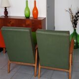 Armchairs Scandinavian 1960 circa