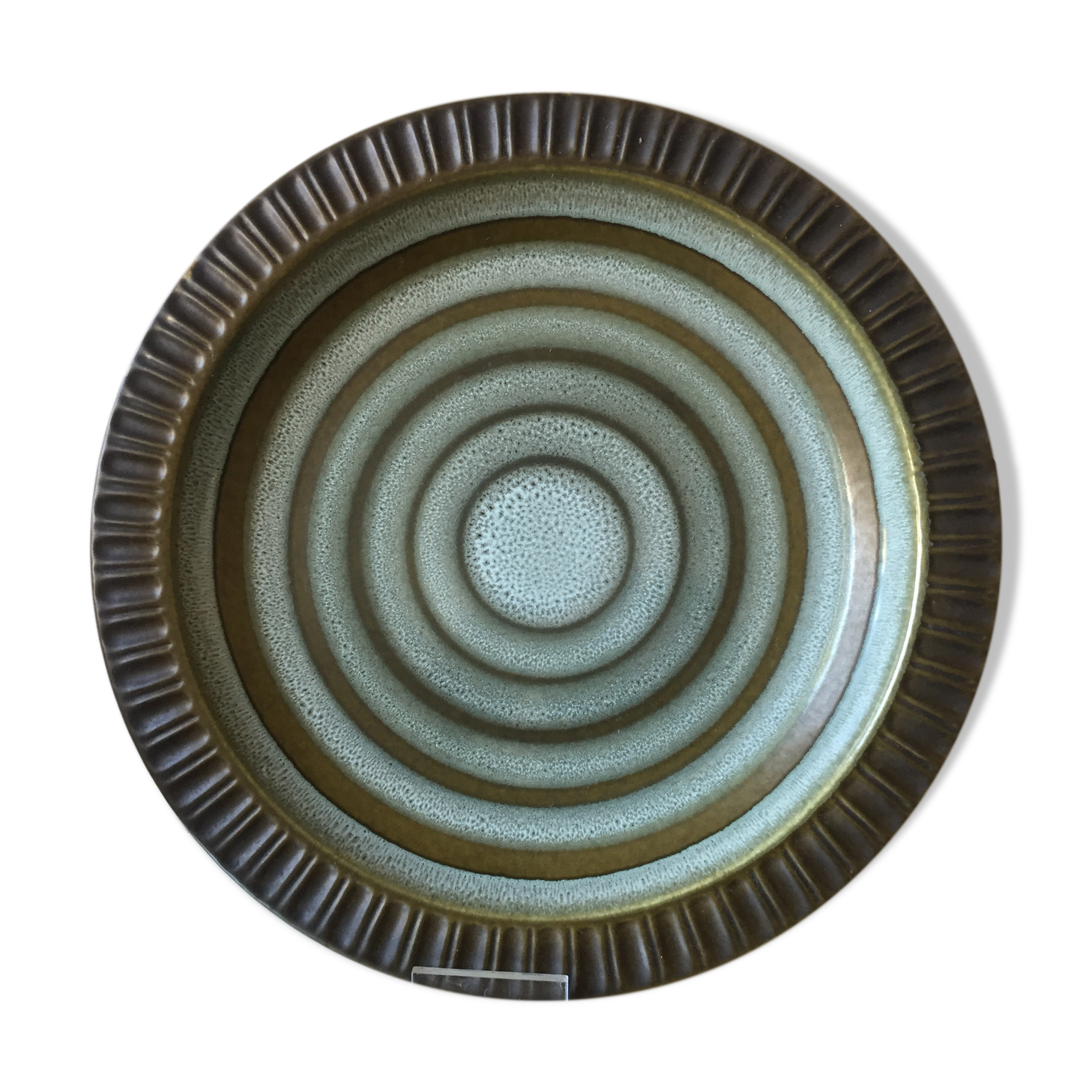 Assiette Knabstrup Denmark 1960’s Glazed Ceramic Decorative plate