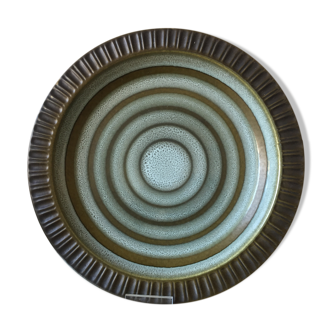 Assiette en céramique Knabstrup Danemark 1960's