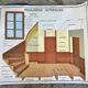 Vintage school educational poster card 1950s/60s - Interior carpentry