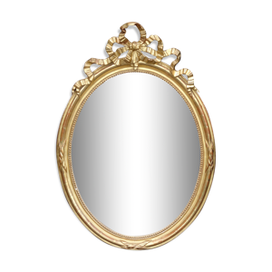 Miroir ovale Louis XVI
