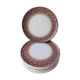 6 large flat ceramic plates by Jean Austruy