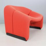 Pierre Paulin Set of 2 F598 Groovy Armchairs for Artifort New Upholstery, 1972